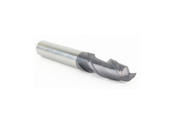 2 Flutes Tungsten Carbide Milling Cutters , Extra Long Carbide End Mills