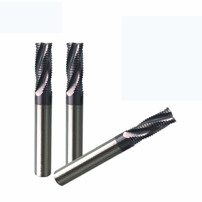 2-12 mm Tungsten Steel Milling Cutter Tool 0.02mm Processing Precision