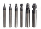 HRC55 HRC65 Coated Micro-Diameter Taper 2 Flutes End Mill/Milling Cutter