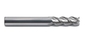 3 Flutes Cnc Milling Cutters  Solid Carbide Aluminium Cutting Tool HRC50-55