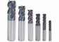 CNC HRC45-50 Solid Carbide End Mills For Aluminum , Steel , Cast Iron