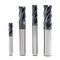 Ultra Fine Grain Solid Carbide End Mill 4 Flute Cnc Milling Cutter Tool HRC45-50 Aitin Coating