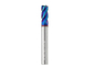 HRC65 Cemented Carbide 6 Flutes Flat End Mill with Blue Nano Coating