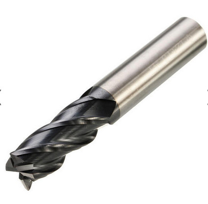 2 / 3  Flutes Flate Solid Carbide End Milsl For Hard Metal Cutting