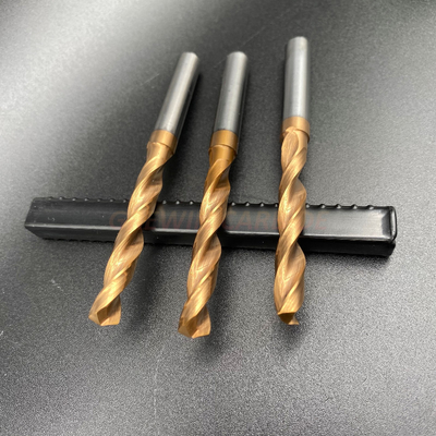 Double Edged Spiral Tungsten Carbide Step Drill Bit 4 Flute