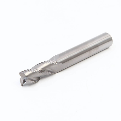 45 Degree Helix Carbide Roughing End Mills Aluminum 3 Flutes
