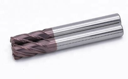 4 Flutes Solid Carbide Corner Radius End Mill For Stainless Steel