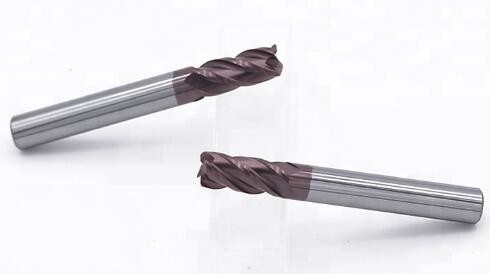 4 Flutes Solid Carbide Corner Radius End Mill For Stainless Steel