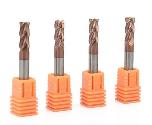 2 Flutes Solid Carbide Corner Radius End Mill For Metal Cutting