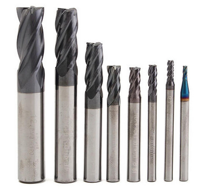 2-12Mm Carbide Square End Mill 4 Flute Milling Cutter CNC Tools Set