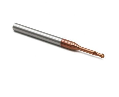 Wood Working Cone Long Neck Ball Nose End Mills With D0.4 to D3.0