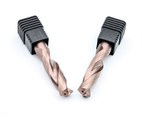 5D 	End Mill Cutting Tools External Coolant Carbide Coated Twist Drill for Cast Iron Machining
