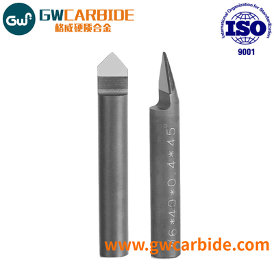 PCD Engraving / Carving Tool Cnc End Mill For Stone And Marble Solid Carbide Materials