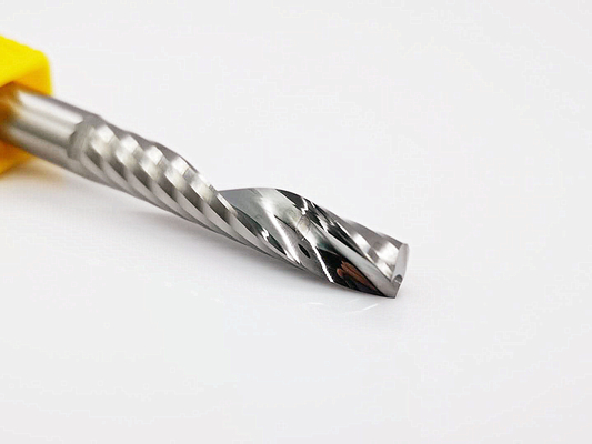 Aluminum Tungsten Carbide Single Blade Spiral Milling Cutter For Aluminum