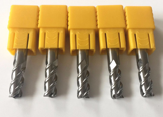 High Precision 6mm Carbide End Mill Square Milling Cutter Tools For Aluminum