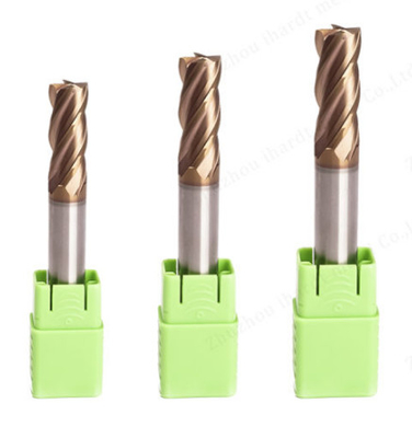 HRC45-65 Solid Carbide End Mills Square End Mill Bit Cutting Tools For Metal