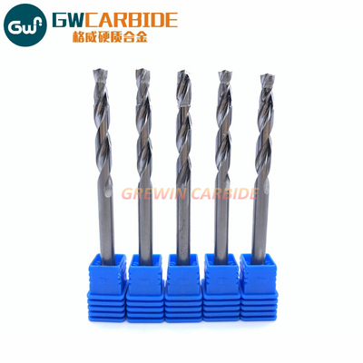 Polishing Solid Carbide End Mills high speed Double Coolant Aluminum