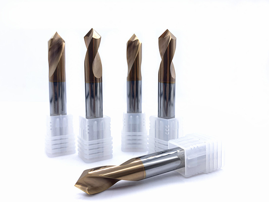 HRC60 Solid Carbide Drills Spotting High Speed End Mill 20mm