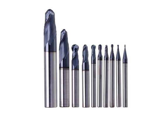 5mm Tungsten Solid Carbide Ball End Mill Cutter HRC55 TiAlN Coating