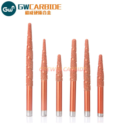 Tungsten Carbide Toolelectroplated Diamond Drill Bits CNC Carving For Granite