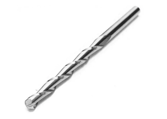 Solid Carbide Ball Nose End Mills Straight Shank 3.175mm 2 Flute 32mm CNC Cutting Tool