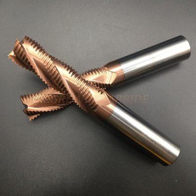 Tungsten Carbide Roughing 4 Flute Square End Mills