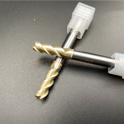 HRC55 Aluminum Cutting End Mills ZRN Coated Solid Carbide