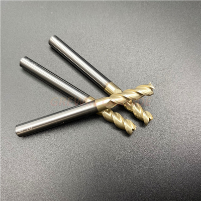 HRC55 Square Solid Carbide End Mills with Copper Coating