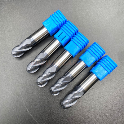 Carbide Ball End Mill Aluminum Ball Nose Endmill Milling Cutter End Mills For Aluminium