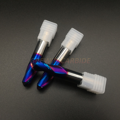 Nano Coating Tungsten Carbide Ball Nose End Mill For High Speed Cutting