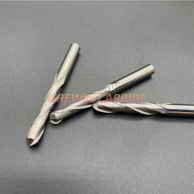 2F Spiral Tungsten Carbide Ball Nose End Mill for Woodworking Cutter / Double Flutes Spiral Ballnose Bits