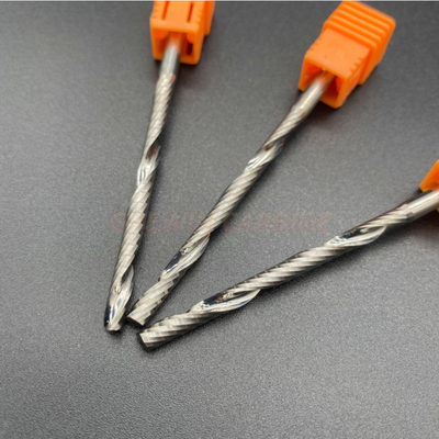 Single Flute Carbide End Mill Used for Aluminum Alloy and Engraving Machine