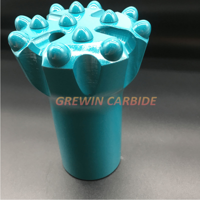 Air Compressor Mining Diamond Drill Bit Tapered Threaded Button Bits