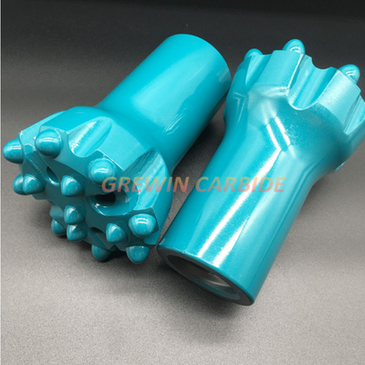 Air Compressor Mining Diamond Drill Bit Tapered Threaded Button Bits