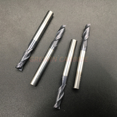 CNC Aluminum Cutting End Mills Aitin Solid Carbide End Mill Cutter HRC45