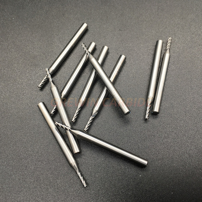 Single Flute Aluminum Cutting End Mills Tungsten Carbide Woodworking Cutting Tools