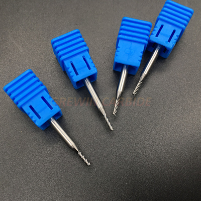 Single Flute Aluminum Cutting End Mills Tungsten Carbide Woodworking Cutting Tools