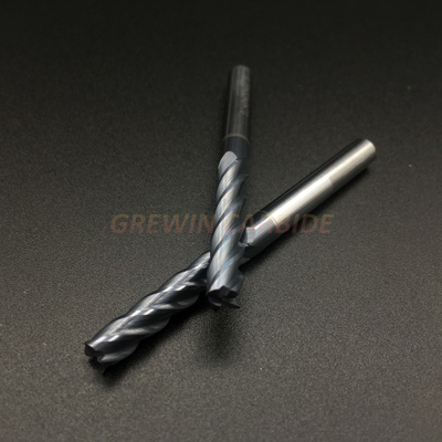Tungsten Carbide 4/6/8/10mm Roughing End Mill Cutter 4 Flutes HRC45