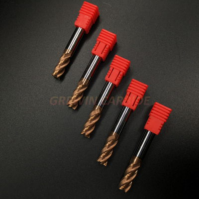 4 Flutes Inch Size Solid Carbide Square End Mill HRC55 CNC Machinery Flat Cutting Tools with High Quality