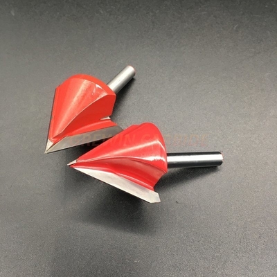 3D V- Type Carbide Milling Cutter Woodworking V Shape End Mill for Wood Cutters