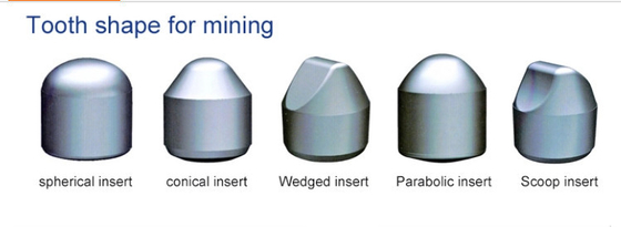 Co Wc Tungsten Carbide Mining Inserts Button Polishing