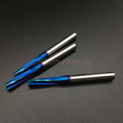High Quality Solid Carbide Straight Shank Spiral Flute Reamer Solid Carbide Reamer with HRC 65