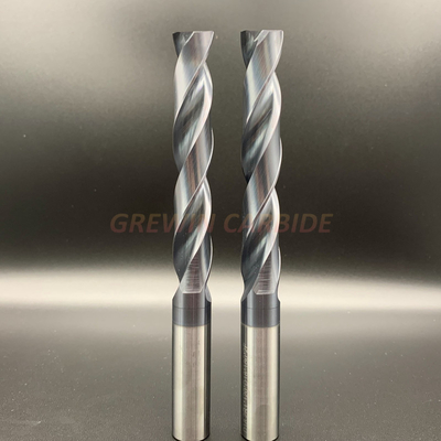 4 Flutes Tungsten Solid Carbide Drills Bits For Stainless Steel