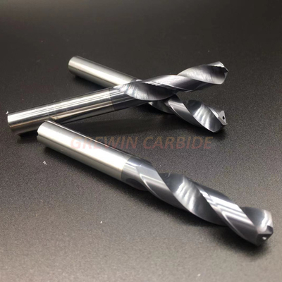 4 Flutes Tungsten Solid Carbide Drills Bits For Stainless Steel