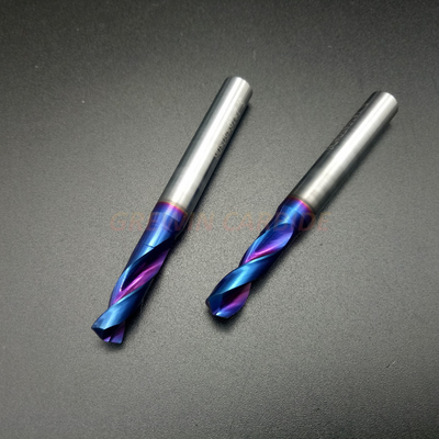 Double Edged Spiral Tungsten Carbide Step Drill Bit 4 Flute