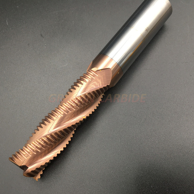 Tungsten Carbide Roughing 4 Flute Square End Mills cutting tools