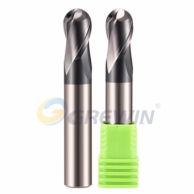 HRC67 Solid Carbide 2Flutes Ballnose End Mill Special for stainless steel