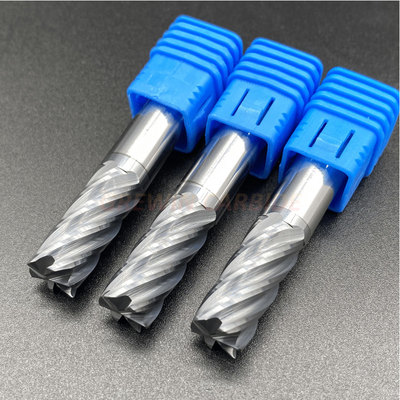 6 Flutes Solid Carbide Corner Radius End Mill Cutting Tools For Metal