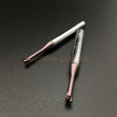 TiAiCN Coating UNC 3xP Solid Carbide Thread End Mill For Hardened Steel