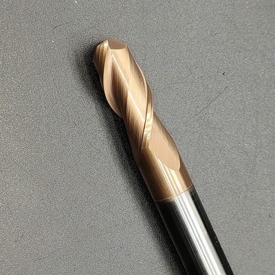 Tungsten Carbide End Mill Ballnose 2 Flutes HRC55 D4-D20mm With Coating